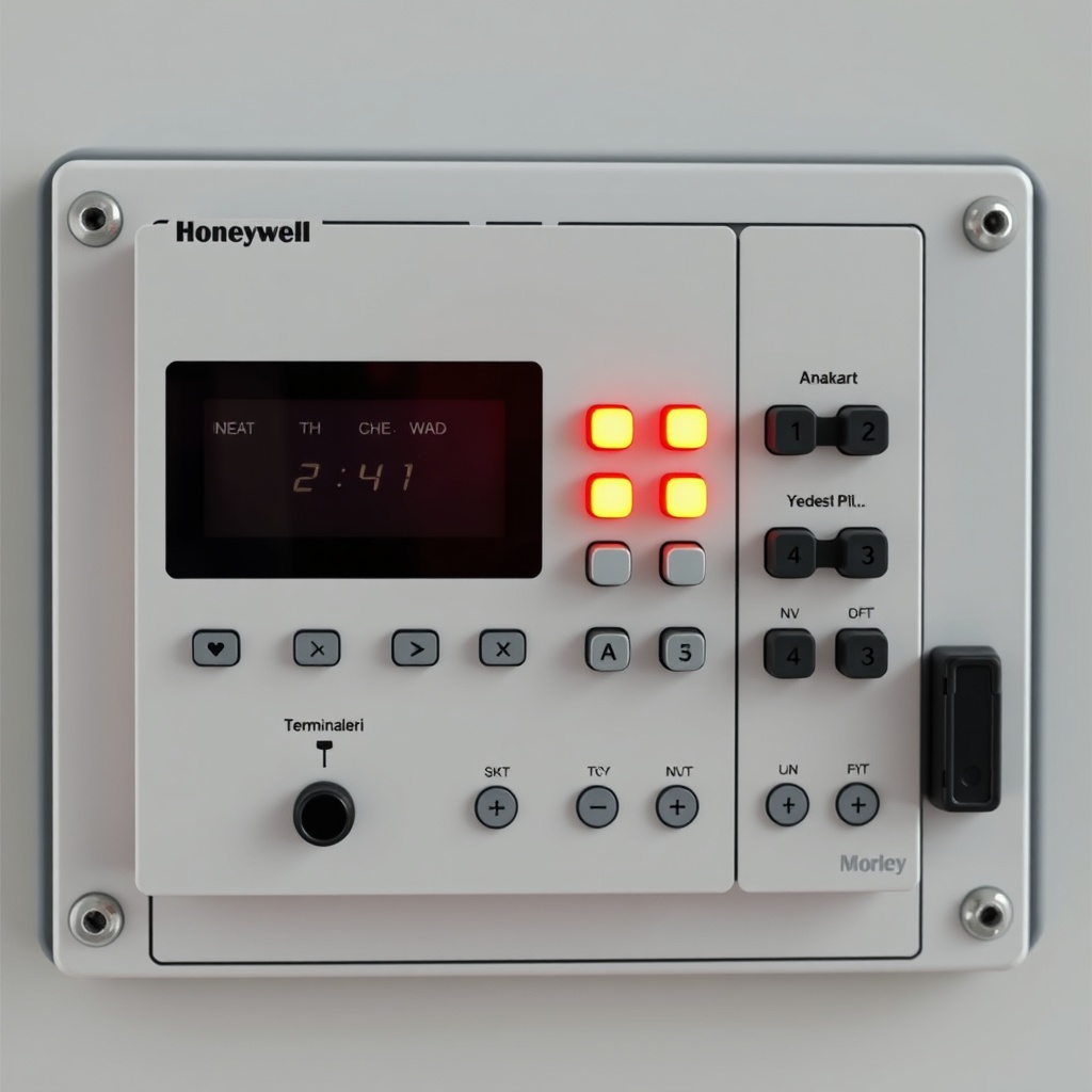 Honeywell Morley IAS kontrol panelinin iç görünümü